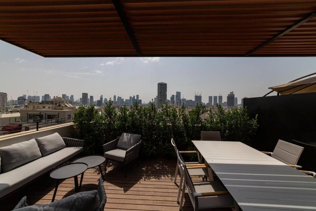 Amazing Penthouse On Gordon Beach 8 Guests Tel Aviv Exterior foto